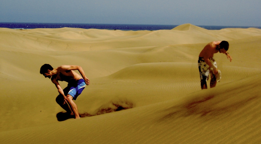 aterrizaje en las dunas